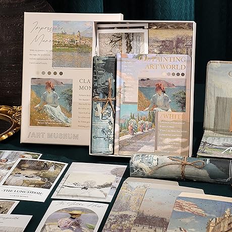 Aromoty Aesthetic Journals for Writing, Stationary Set Gifts for Girls Women and Home Decor