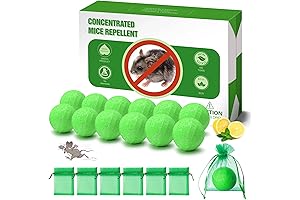 Mice Magic - 12 Pack Peppermint Oil Mice Repellent Indoor for Powerful...