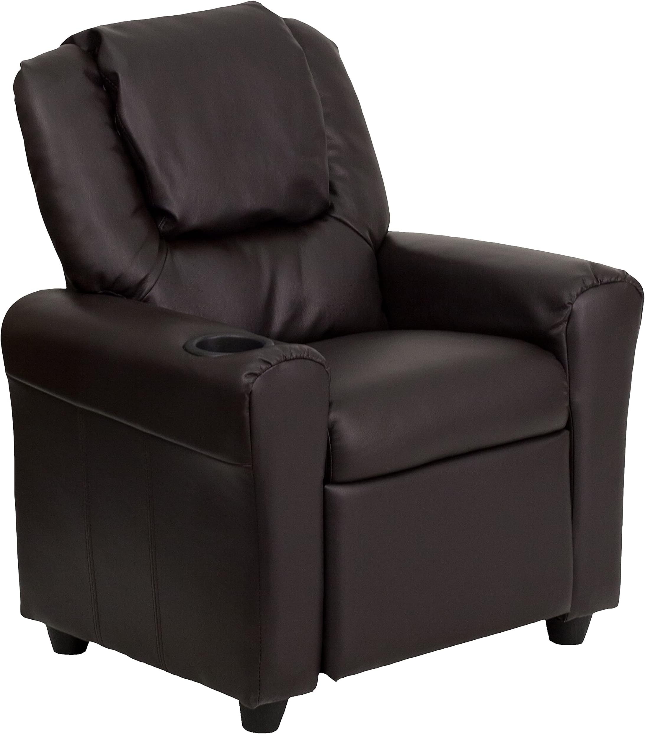 Dozydotes Contemporary Child Rocker Recliner with Armrest