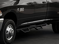 Vista 5 de Armordillo USA 7180017 AR Series - Estribos de barras de caída - Negro mate para Chevy Silverado 1500 Crew Cab 2007-2018