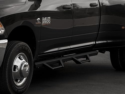 Miniatura 5 de Armordillo USA 7169388 AR Series - Estribos de paso caído, negro mate para Dodge Ram 15002019-2022 Classic 2010-2019 2019 2500 3500 4500 5500 Crew