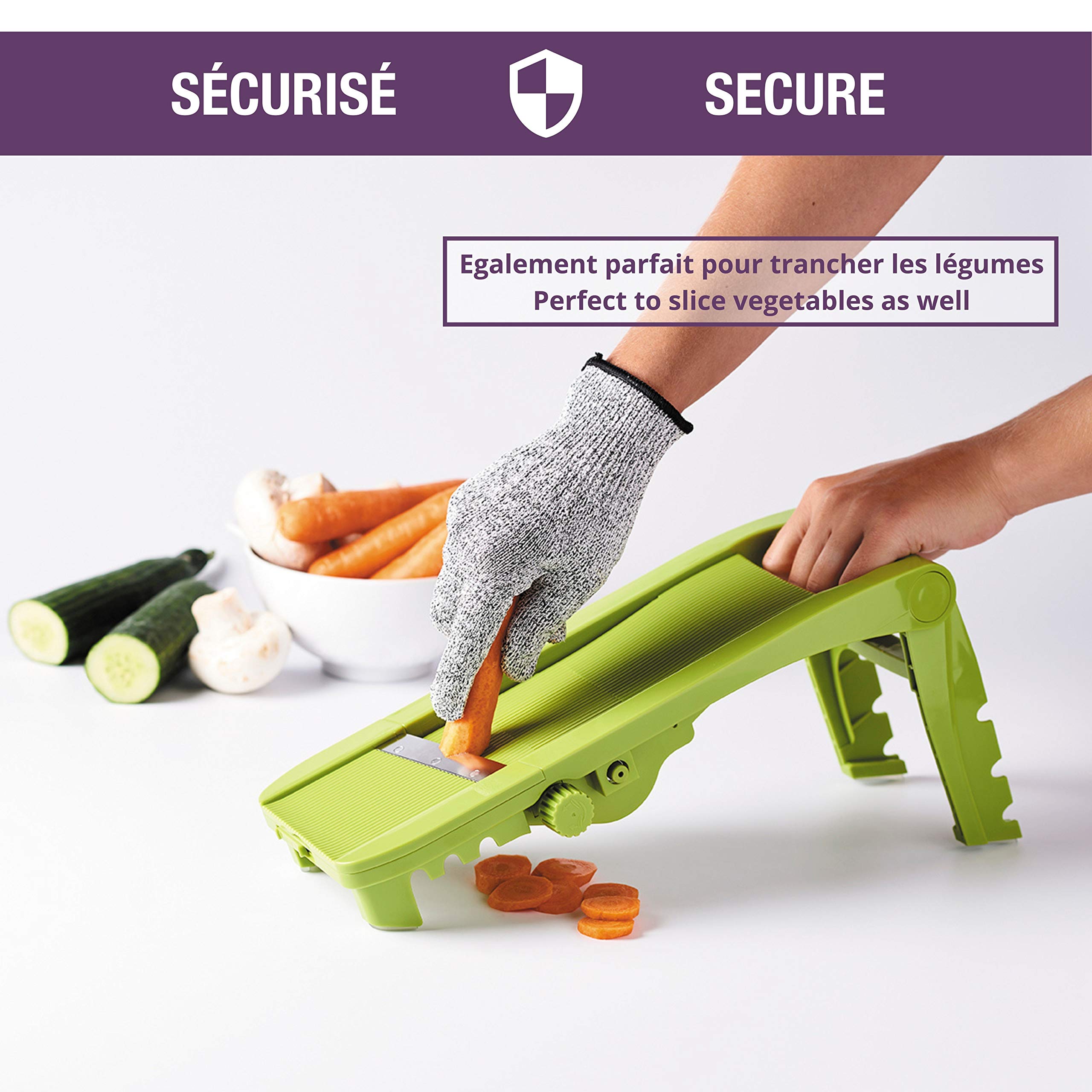 Image secondaire de Gant Anti-Coupures Mastrad Ambidextre - Norme CE, Gris