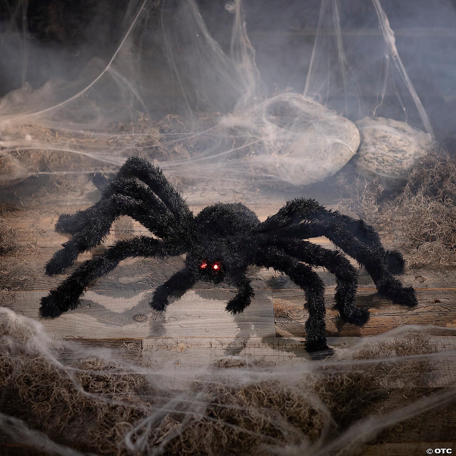 Décoration d'Halloween pour entrée et fenêtres de maison