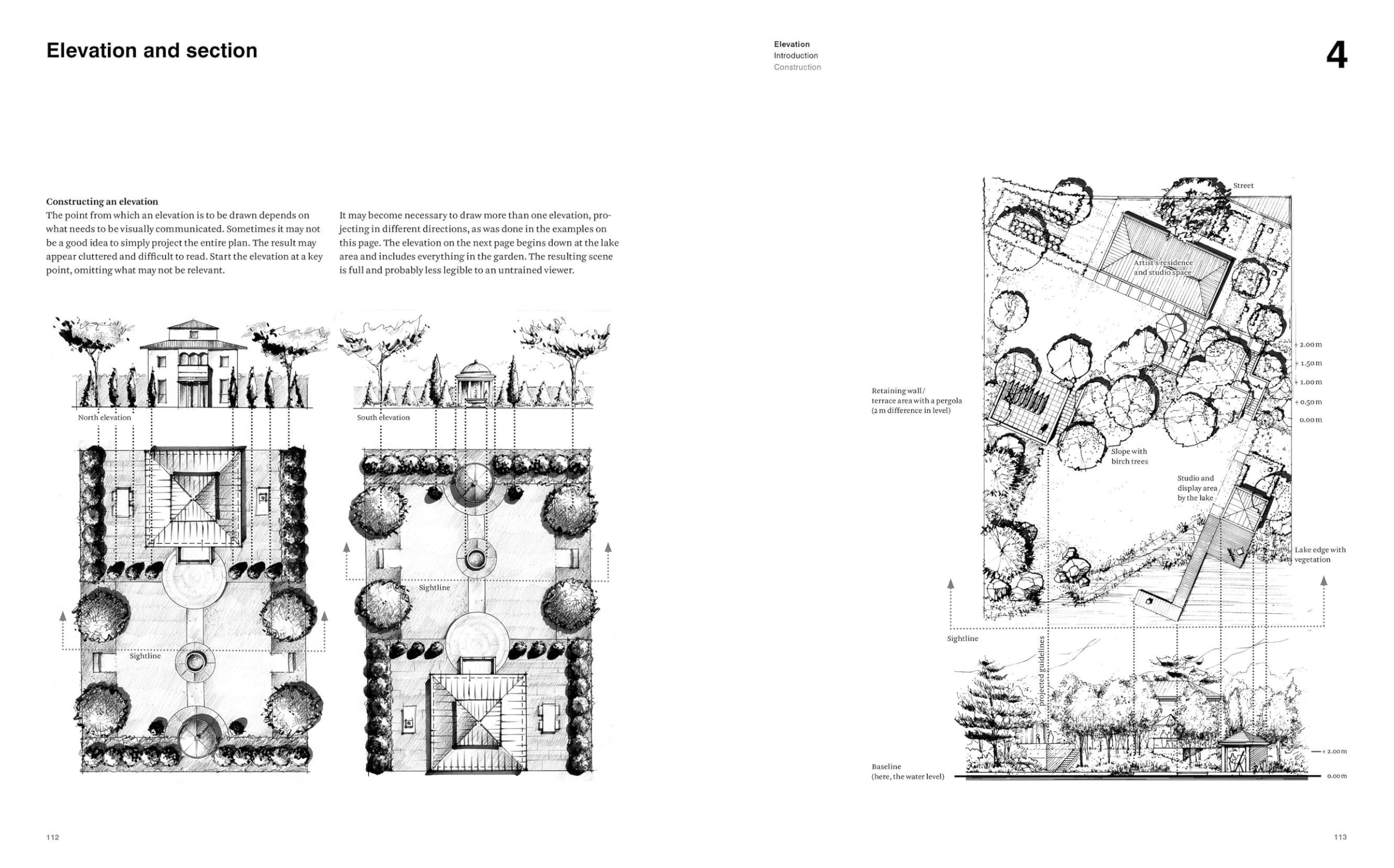 Construction and design manual. Drawing for landscape architects (Vol. 1): Basic Drawing, Graphics, and Projections