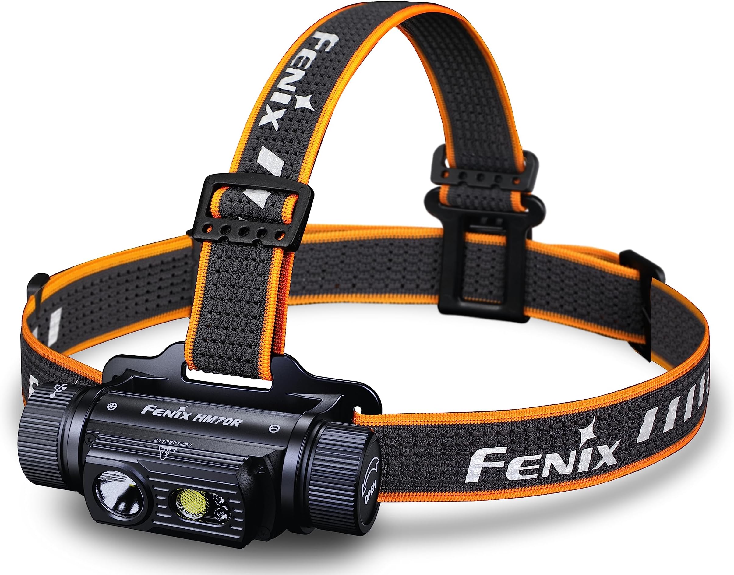 Unisex's HM70R Rechargeable 21700 Powered Headlamp, Neutral White and Red LEDs