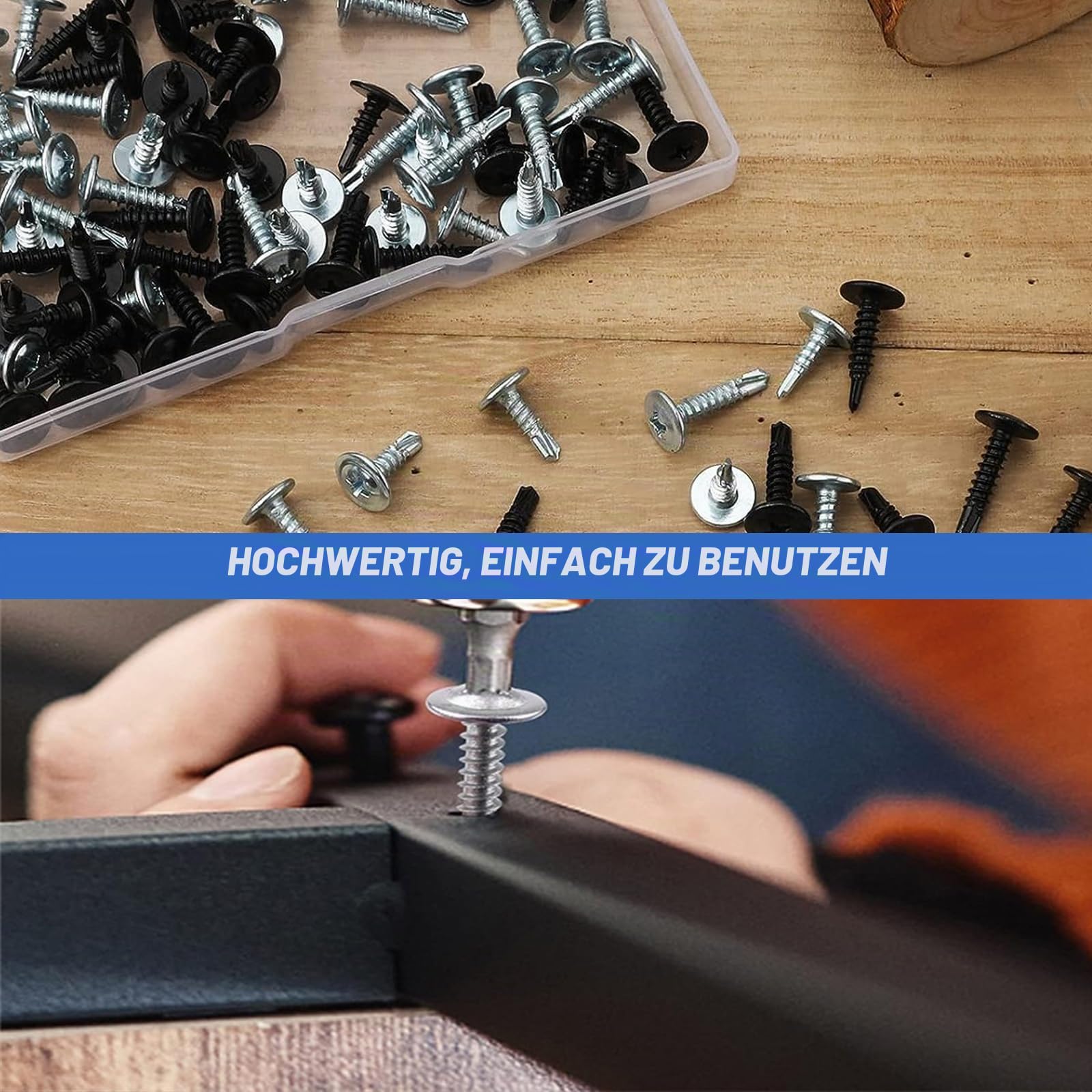 Aexit # 8 M4.2x16mm Edelstahl Kreuzschlitzschrauben selbstschneidende Schrauben 25St (b01a6a1f3f9c58234c6c85f93c3d5bdd