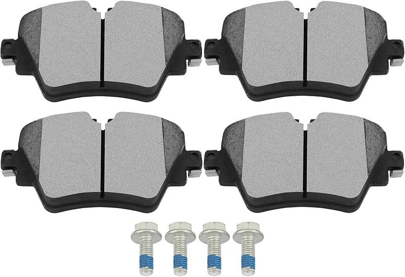 Pastilhas de freio dianteiras cerâmicas SCITOO D1892-9120 para BMW – Jogo com 4 unidades