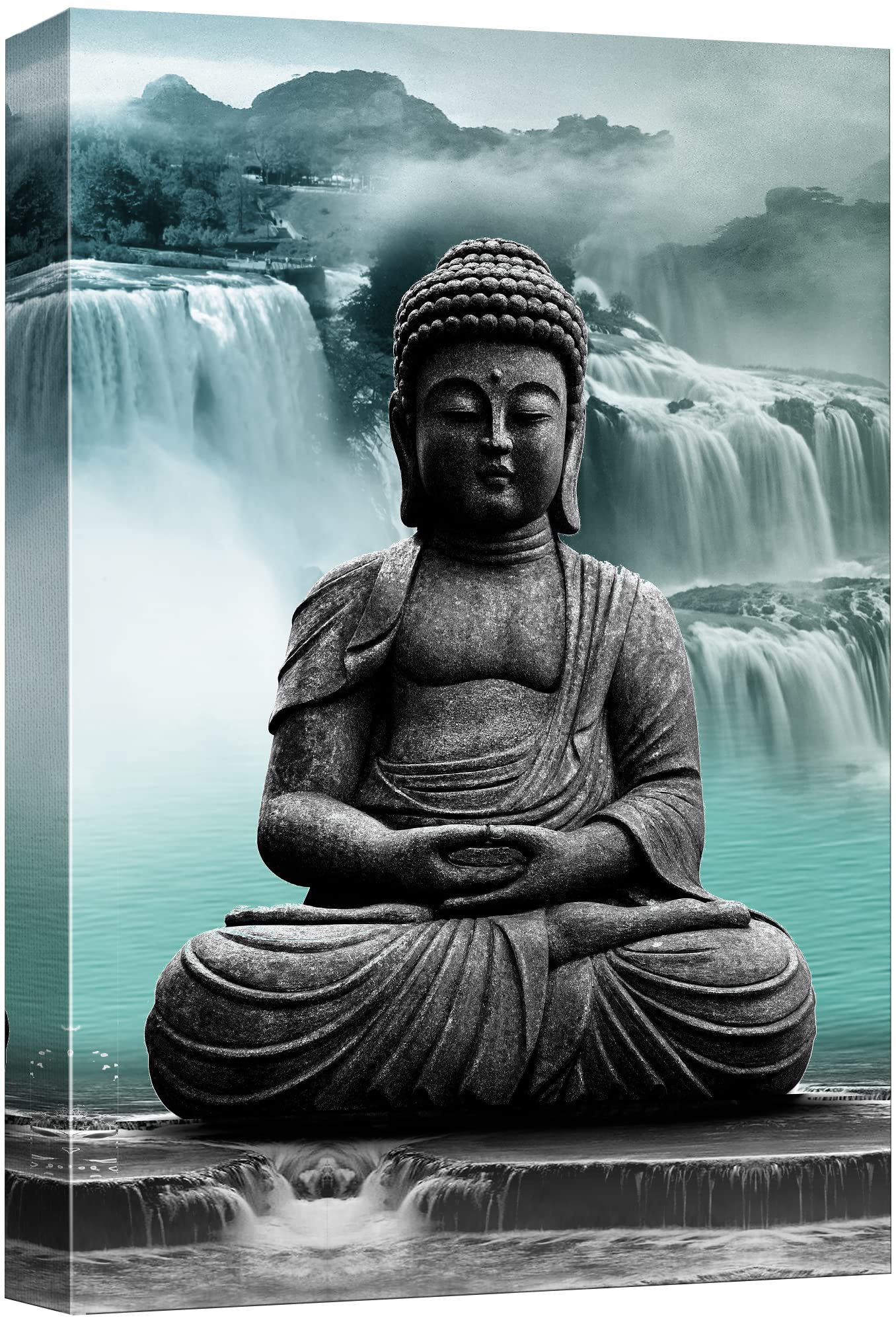 Amazon.com: wall26 Canvas Print Wall Art Zen Buddha Statue