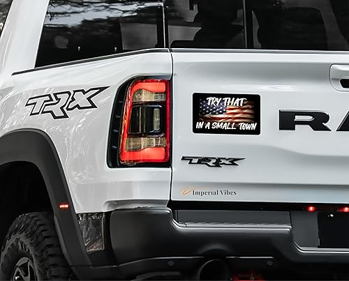 Miniatura 2 de Imperial Vibes Paquete de calcomanías de vinilo con la bandera de Texas, prueba eso en una pequeña ciudad, para automóvil, camión, ventana de