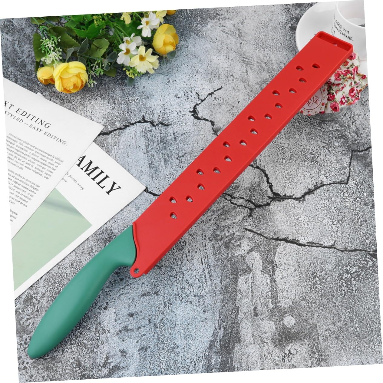 CONGARTENO Non-slip Handle Cake Knife Wedding Cake Knife Set Pastry Lattice Cutter for Birthday Party Wedding Supplies