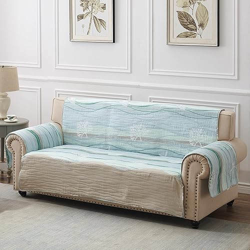 Greenland Home Funda reversible Maui - Protector de muebles - Sofá - Multicolor