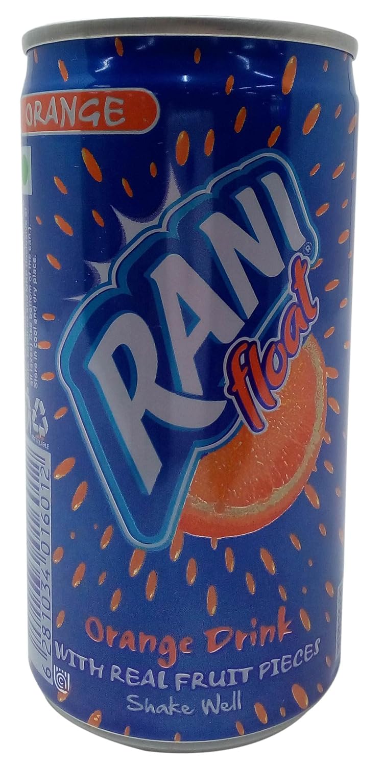 Rani Float Fruit Drink Orange, 180ml Can Amazon.in Grocery