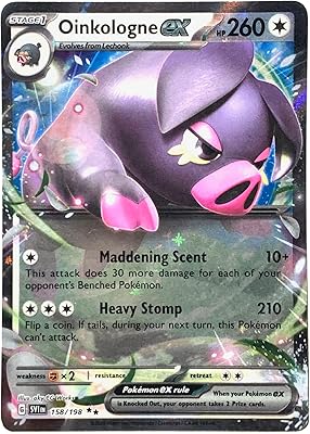 Pokemon - Oinkologne ex 158/198 - Scarlet & Violet - Double Rare - Holo Full Art