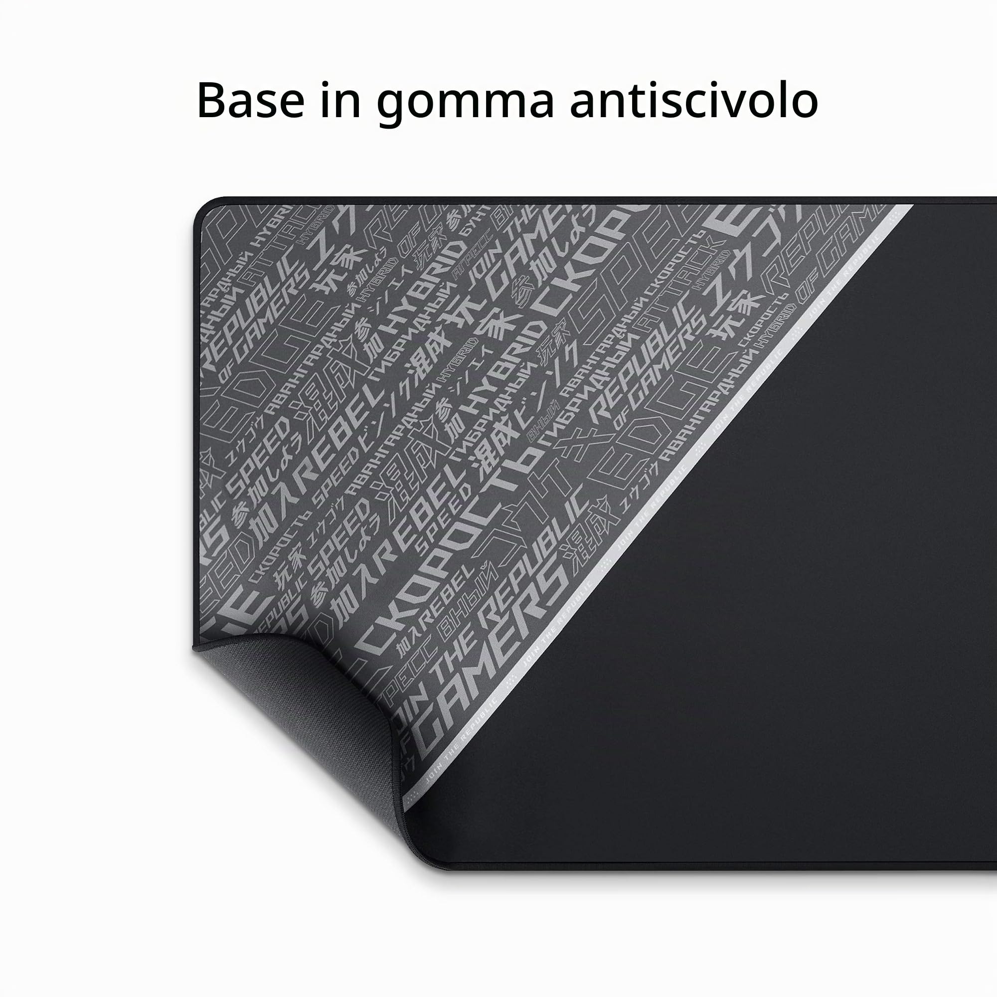 ASUS ROG Sheath BLK LTD - Tappetino per mouse da gioco extra large con cuciture anti-sfilacciamento e base antiscivolo