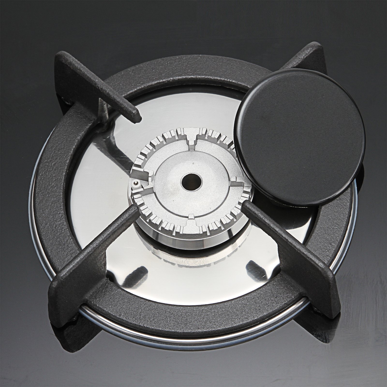 Gas Cooktop,24 Inch Cooktops 4 Burners Builtin Gas Stovetop Tempered