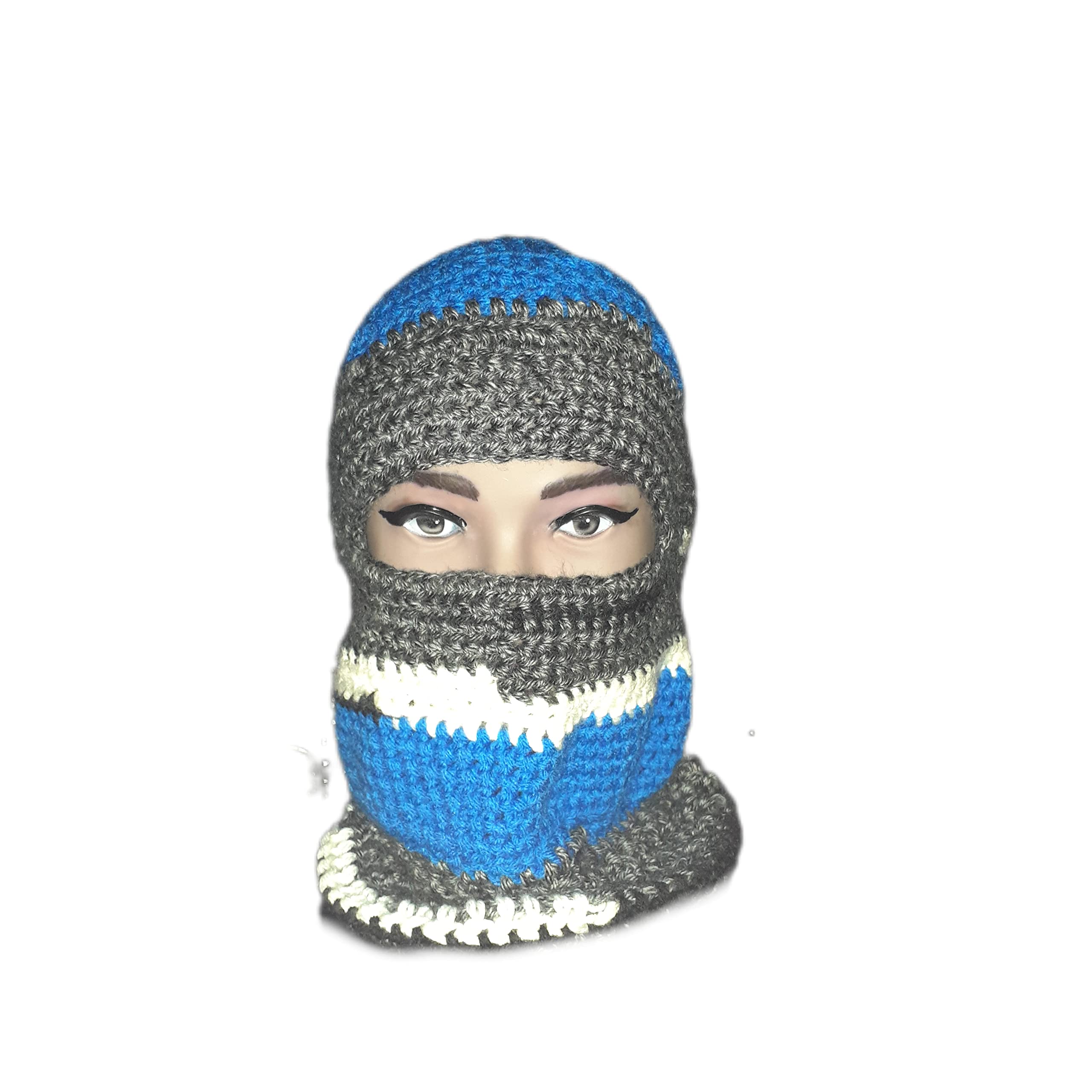 Mens Crochet Balaclava Face Ski Mask