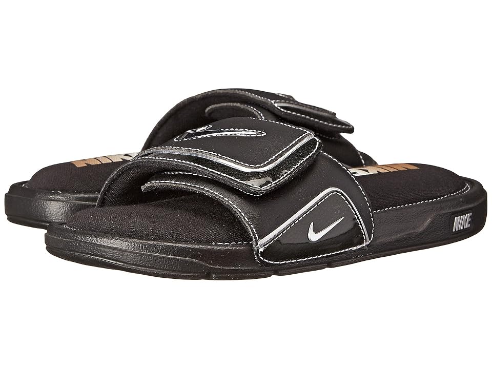 

Nike Comfort Slide 2 (Black/Metallic Silver/White) Men's Slide Shoes