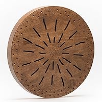 Vista 23 de Tambor oceánico de madera de cascada de 20 pulgadas meditativo para baño de sonido relajante