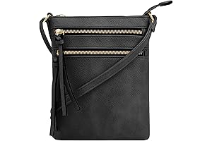 Black Over the Shoulder Crossbody Purse