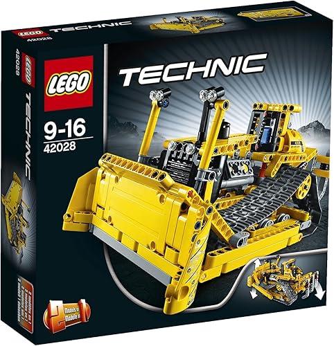 Juguete de construcción 42028 de LEGO Technic Crawler Dozer Bulldozer