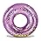 CoTa Global Giant Inflatable Pool Float Tube - Luxurious Pool Ring Float Tube Fun Toy Filled with Sparkle Gold Confetti, Cool Design Pool Tubes for Adults, Kids, and Teens - Purple - 48 Inches