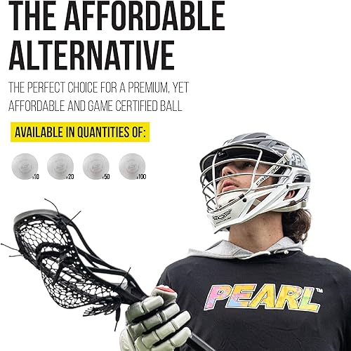 Miniatura 8 de PEARL Guardian Innovations - Pelotas de lacrosse texturizadas LT - Paquete de 100 unidades, con certificación SEI y cumple con los estándares NOCSAE