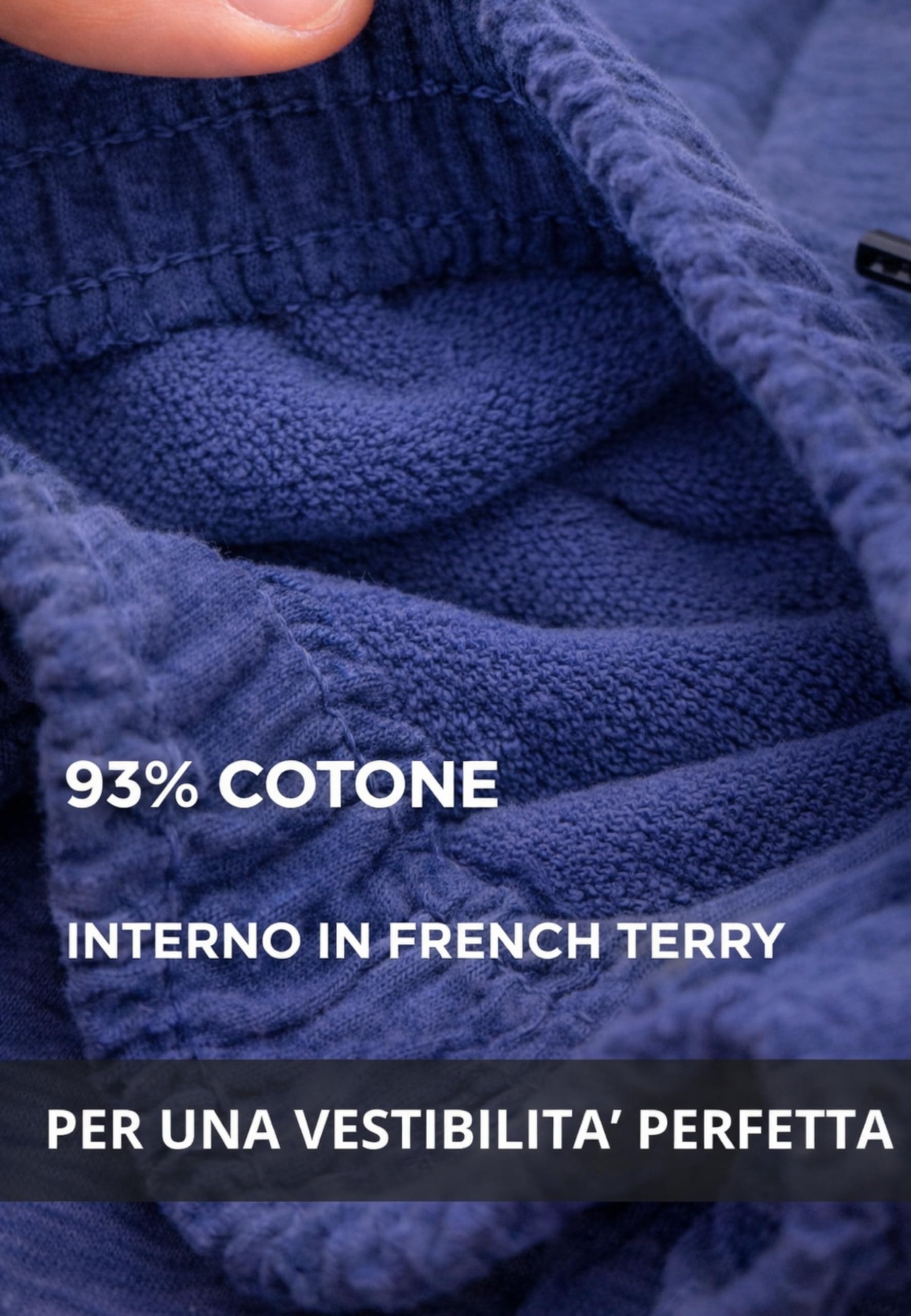 Intimitaly IRGE BE ACTIVE - Tuta Uomo Sportiva, Maglia in Cotone e Pantalone in French Terry, Regular Fit, per Palestra e Tempo Libero