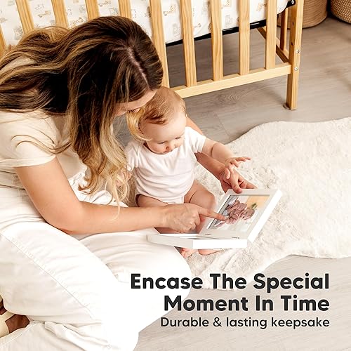 Miniatura 7 de KeaBabies Kit personalizado de manos y huellas para bebé, arcilla de secado rápido, kit de pies de recuerdo y huellas de manos para recién nacidos,