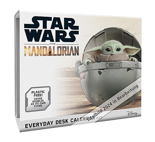 Star Wars The Mandalorian 2024 Desk Calendar, Page A Day Formatted Calendar, Official Product