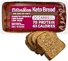 Fit Bakes Keto Bread : 2g Carbs, 7g Protein, Low Carb Bread Loaf 16 slices Multi Seeded, Diabetic Food, Keto Snacks, Protein Snacks Low Calorie Diet, 63 Calories, Fitbakes