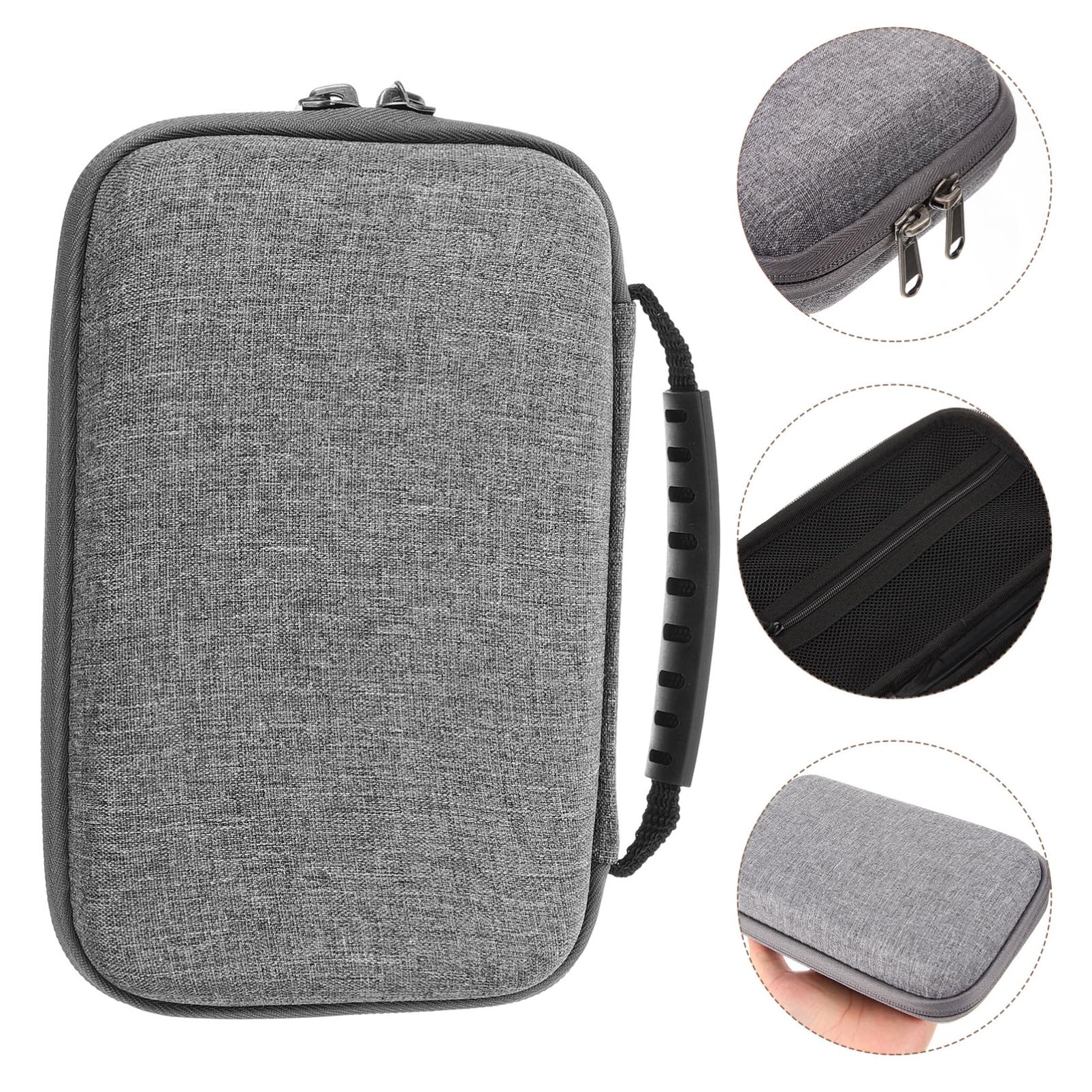 OSALADI 3piezas Organizador De Cargadores Electrónicos De Viaje Estuche Portátil para Accesorios De Carga Bolsa Multifuncional para Cables y Dispositivos Protección y Almacenamiento