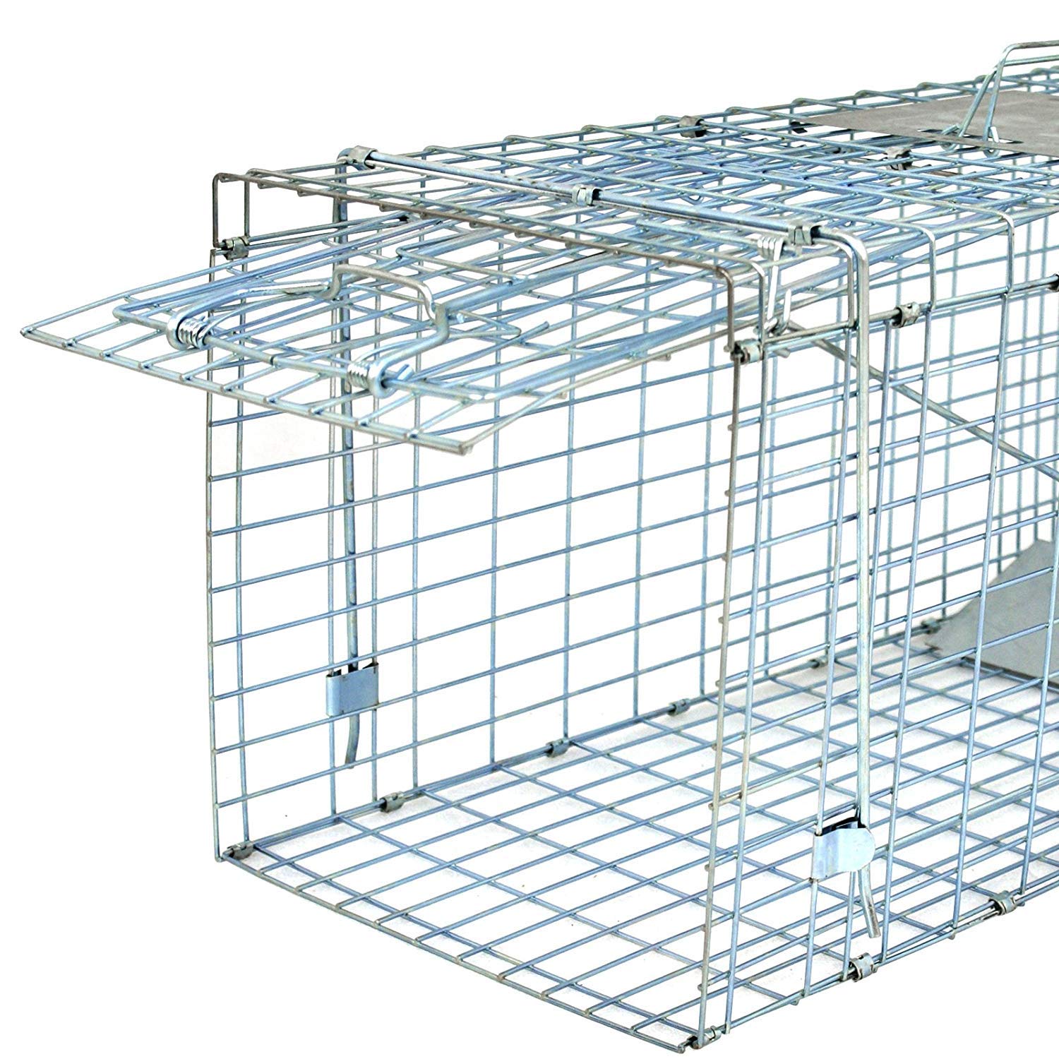 HomGarden Humane Live Animal Cage Trap 32inch Steel Catch Release