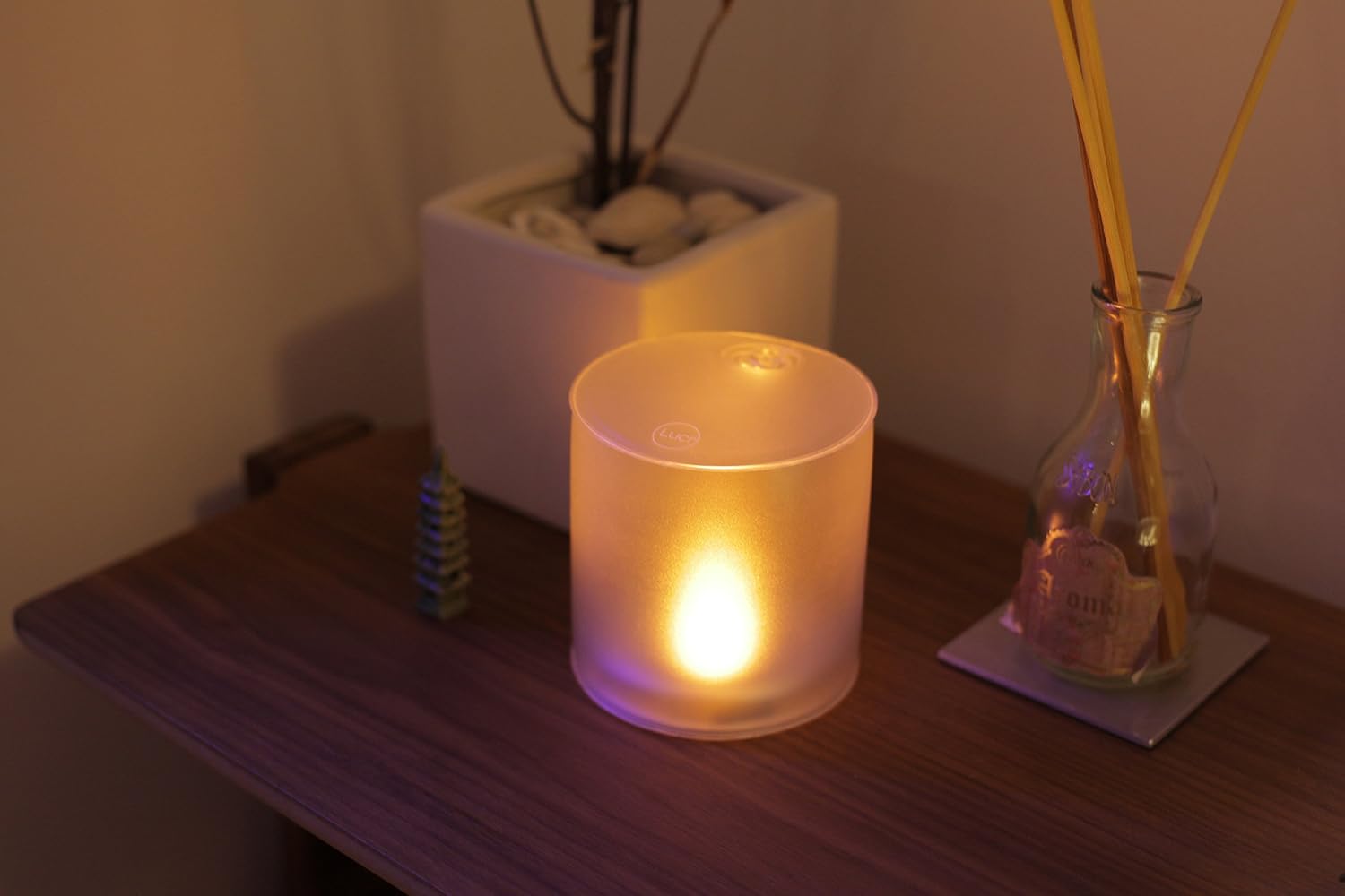 MPOWERD Luci Candle: Solar Inflatable Light, Get Peace of Mind That Traditional Candles Cannot Give, Glowing Amber Candle Flicker That Lasts Up to 18 Hours, No Batteries Needed, Waterproof