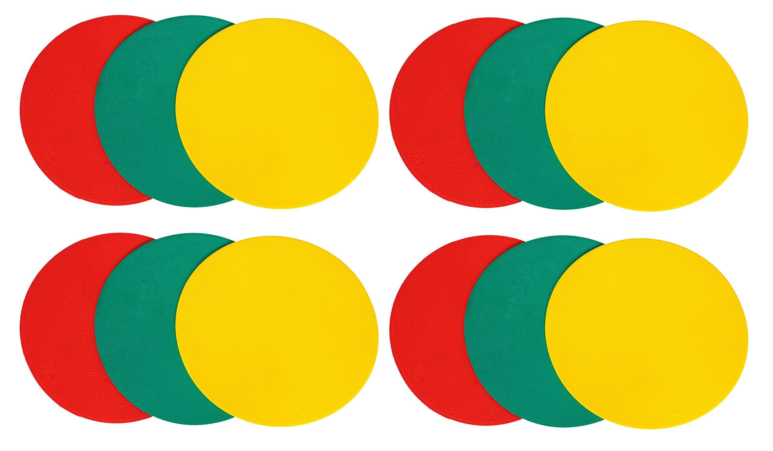 GSi Non-Slip Floor Spot Markers for Sports, Therapy &amp; Classroom