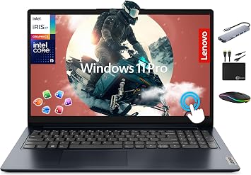 Lenovo IdeaPad Laptop Computer 2025, 15.6" FHD Touchscreen, 10-Core Intel i5, Intel Iris Xe Graphics, 16GB RAM, 1TB Storage 512GB SSD + 500GB Ext, MarxsolAccessory, Win 11 Pro, Lifetime Office 2024