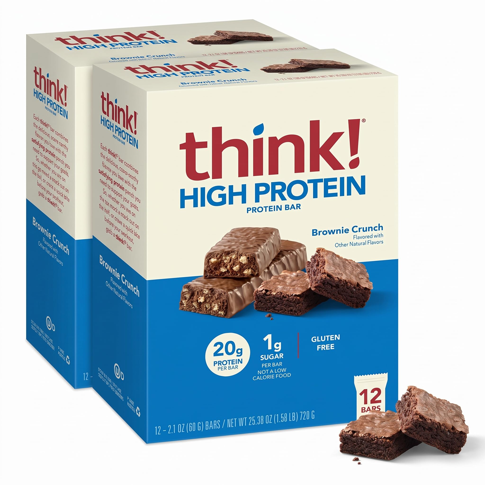 think! High Protein Bar, Chunky Peanut Butter, 10 Count — Amazon image 18