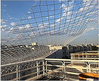 Rope Net Anti-Fall Net Outdoor Cargo Net Protective Nets Balcony Safety Nets White Protective Net Playground Fence Netting 10cm Mesh 6mm Rope (Size : 1x1m(3x3ft)) For Balcony Sta(Size:1*1m （3*3ft))