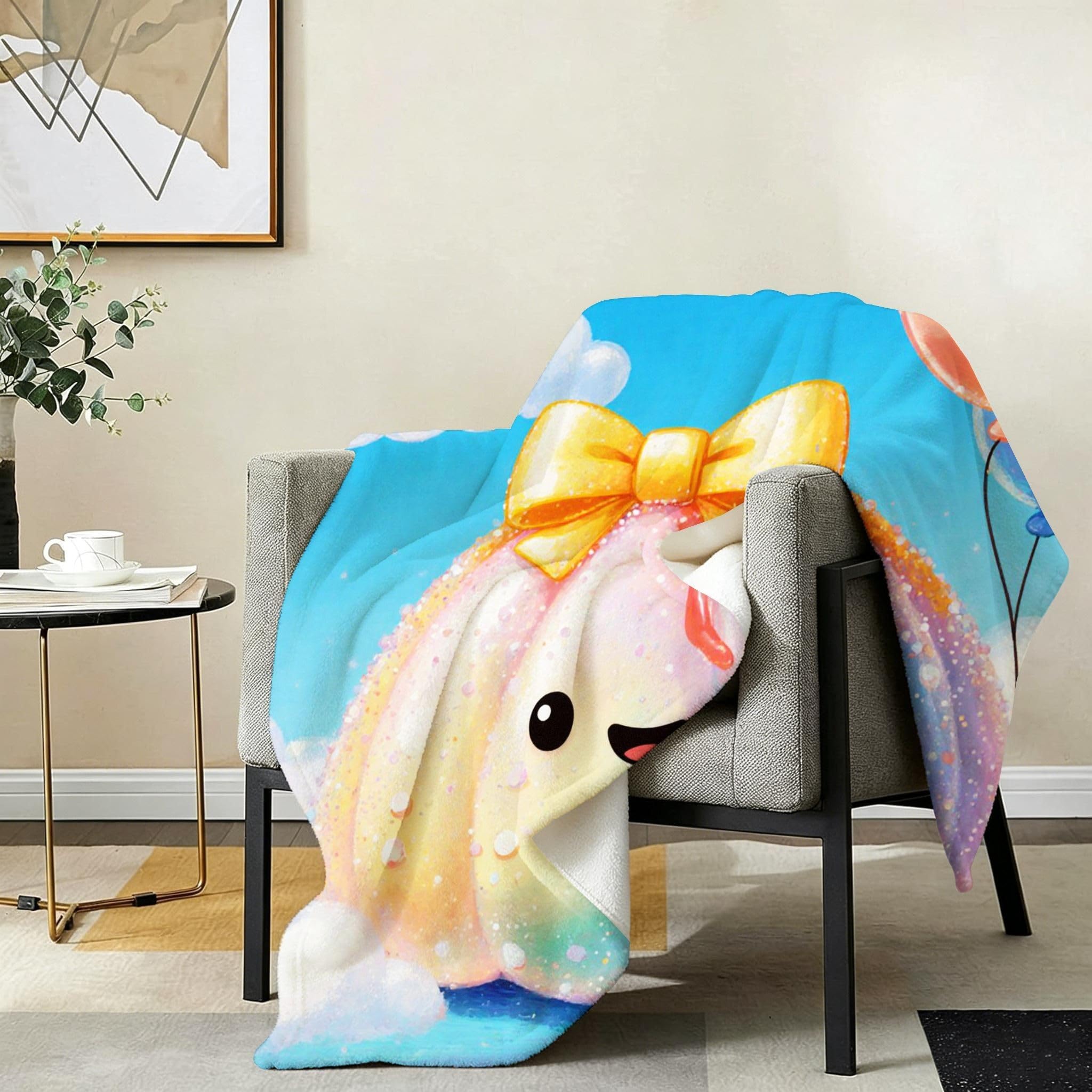 Manta XXL 240x260 cm Flor 3D Polar para Sofá Cama-A261