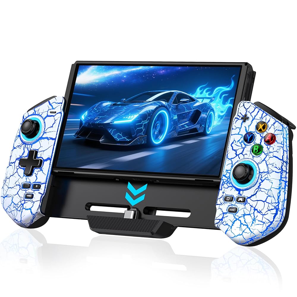 Nintendo Switch Ps5 CFU-10000 Amazon.com: KICKDOT Switch Controller with Hall Joystick for