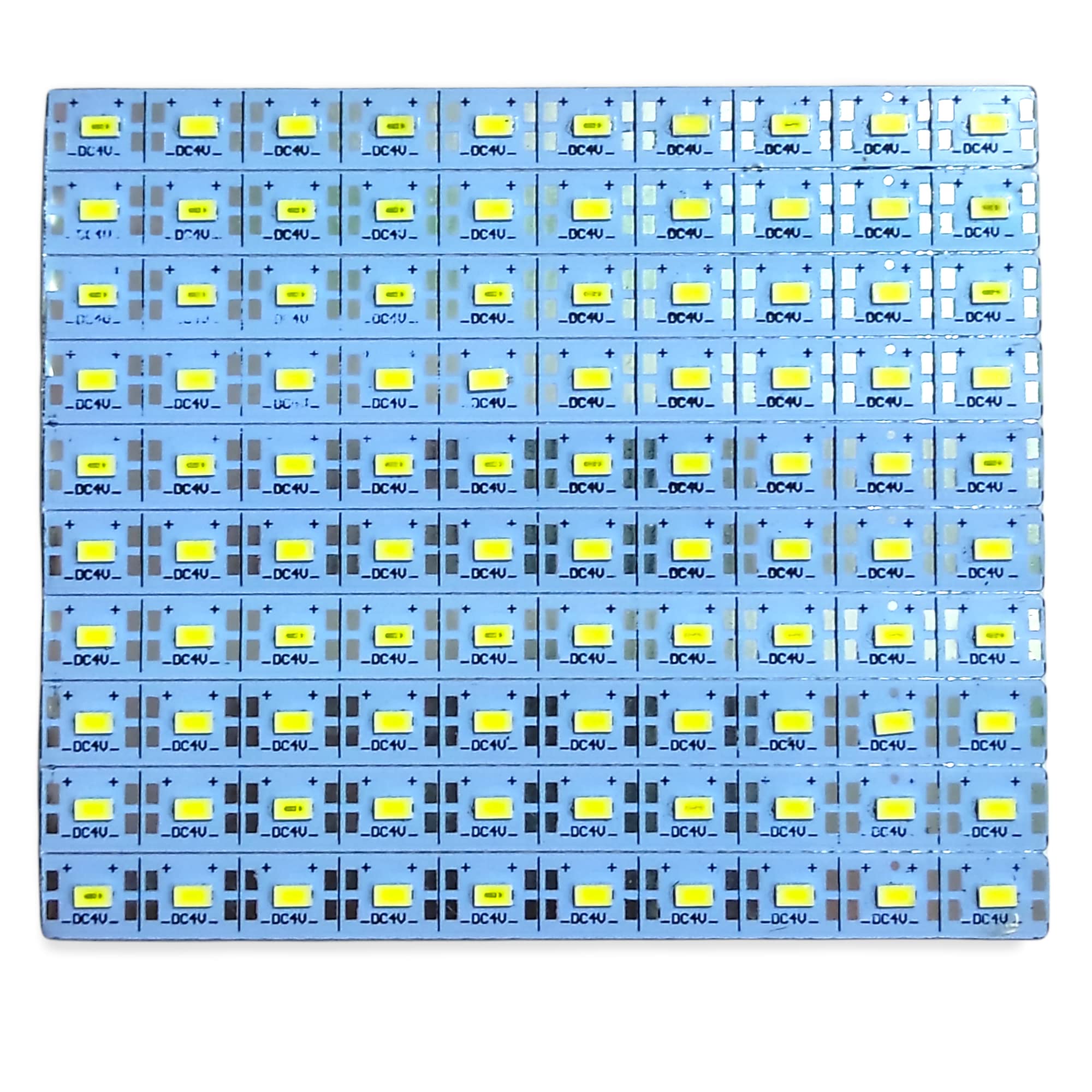 UNIVERSAL HUB 4V 100Leds Strip Aluminium Light Bulbs,White Color High Brightness, B22, 5 Watts