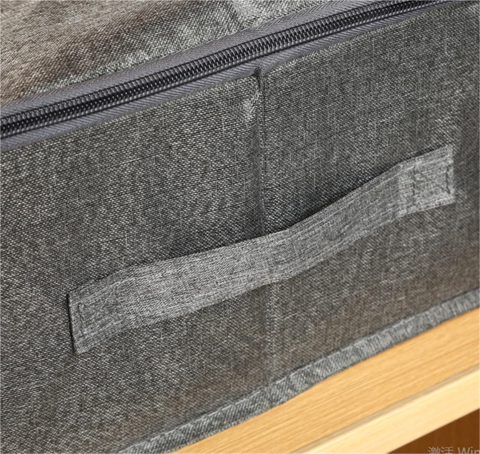 Cajas Almacenaje Organizador Armario Bolsa De Almacenamiento Debajo De La Cama con Asa Y Cremallera For Mantas, Sábanas, Almohadas Y Toallas Bolsas Almacenaje Ropa Mantas(40x30x21cm)
