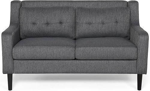 Christopher Knight Home Harva Love Asientos Carbón vegetal Marrón Oscuro