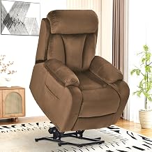 Power Lift Recliner with Remote for Elderly Living Room, Velvet | Side Pocket | Silent Motor | Electric Lift Chair Recliner | Easy Assembly