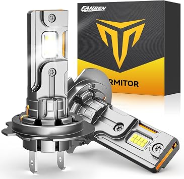 Termitor 2026 Upgraded H7 LED Bulbs, 100,000LM 1500% Brighter Special Bulbs | 6500K Cool White, No Flickering No Adapter Required, 70K+ Hours Lifespan, 11 Halogen Driving Bulbs, Plug N Play, Pack of 2