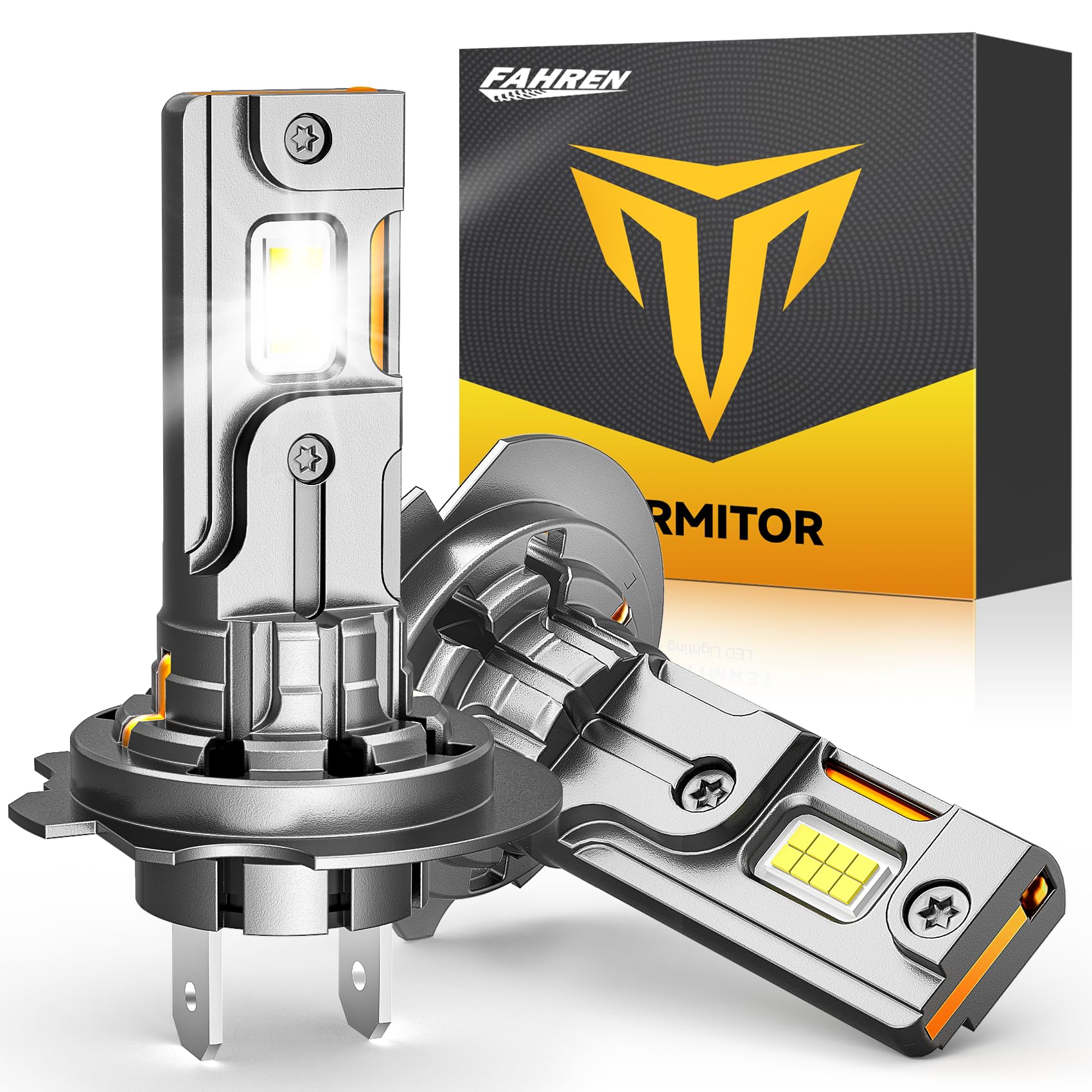 H7 Light Bulbs, 40000LM 900% Super Bright, 6500K Cool White, Real 1:1 Halogen Mini Size H7 H7LL Fog Light bulb, Plug and Play, Pack of 2