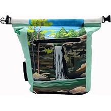 Rock Climbing Chalk Bucket | for Bouldering Gym & Outdoor Use | Durable Hook & Loop Closure, 2 Zippered Pockets, Easy-Carry Handle