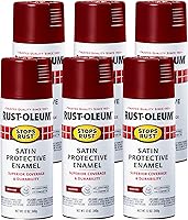 Vista 157 de Rust-Oleum 7732830 Stops Rust Pintura en Aerosol, 12 oz, Verde Cazador Satinado