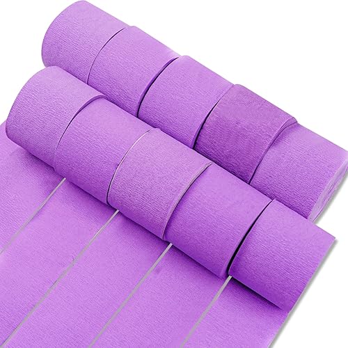 Vista 71 de PartyWoo Serpentinas de papel crepé marrón, 10 unidades de 820 pies, paquete de serpentinas de papel crepé bohemio neutro metálico dorado arena