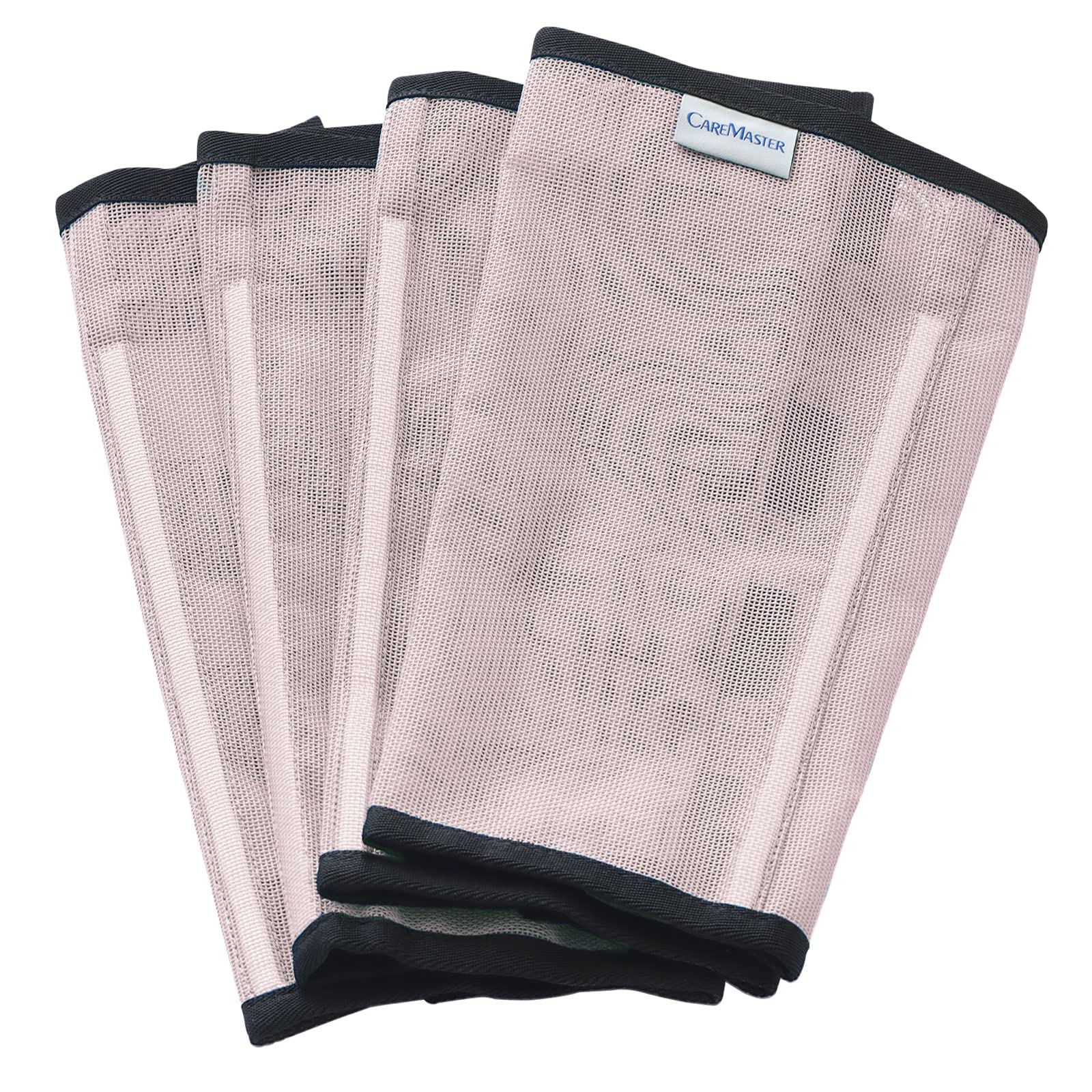 CareMaster Fine Mesh Fly Boots Loose Fitting & Non-Slip Horse Fly Leggings No More Horsefly Nuisance Greatly Reduce Stomping Breathable with Natural Air Flow (Set of 4) Silver Grey Medium โ image 1