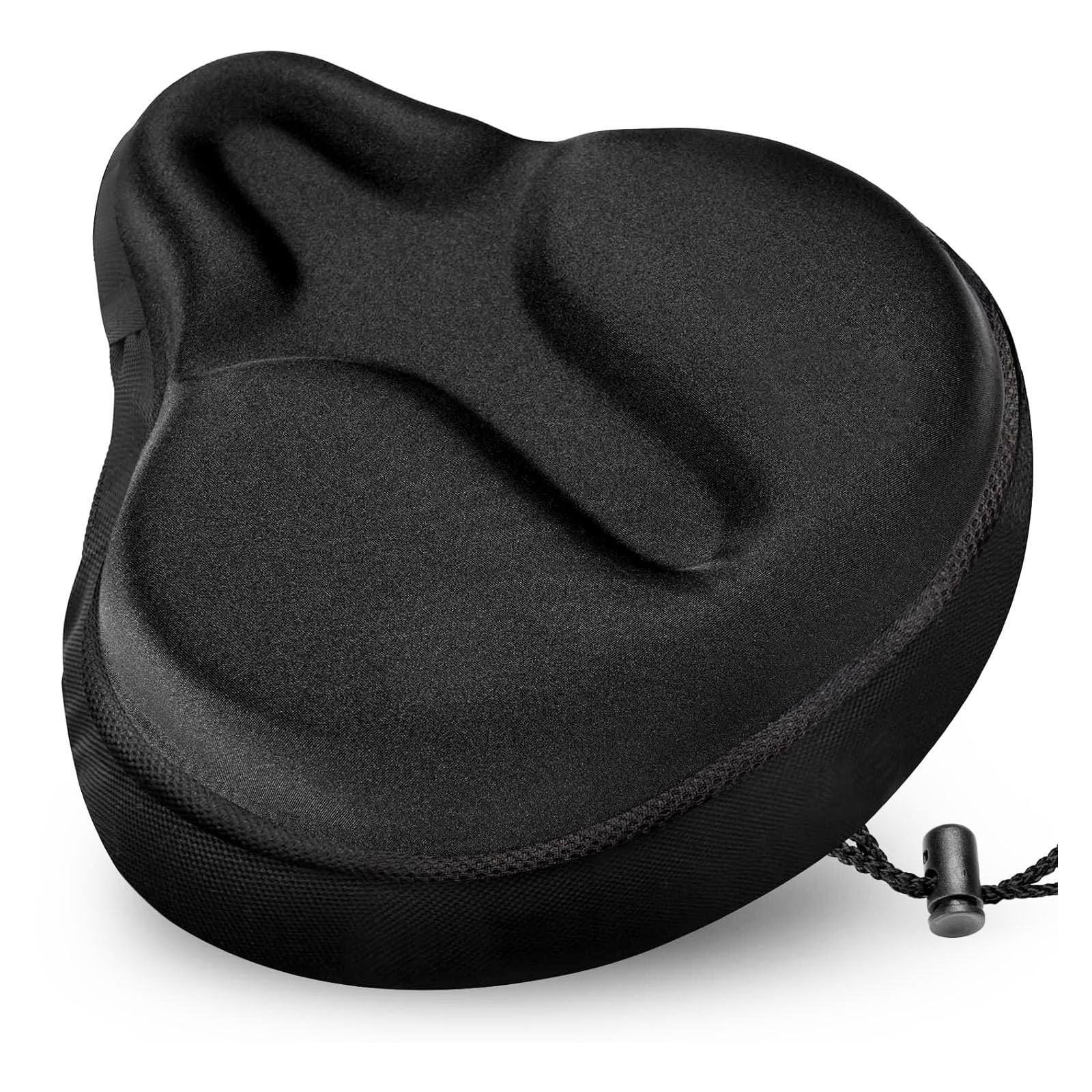 JeeSoarToFar Comfortable Gel Bike Seat Cover - Large Size, Breathable, Suitable for Cruiser Bikes and Stationary Exercise Bikes, Indoor and Outdoor Bicycles...